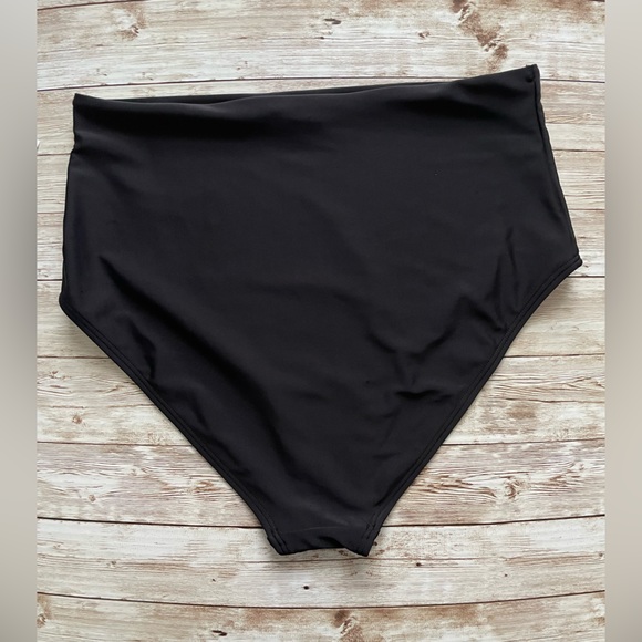 🆕 Old Navy Women’s High-Waisted Bikini Swim Bottoms Black M 8-10 - Picture 7 of 15